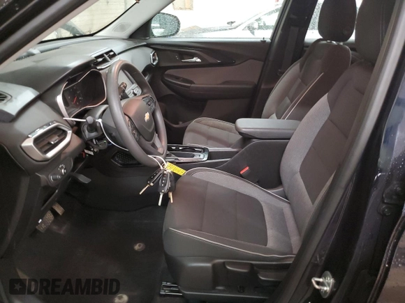 2021 Chevrolet TrailBlazer LS with VIN KL79MNSLXMB137101, listed as a Copart auction lot 78218284 with 25,975 mi miles and Salvage Title. Bid and sale history available at carsss.com. Image 7.