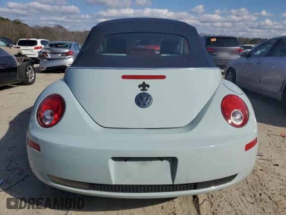 2006 Volkswagen Beetle z VIN 3VWRF31YX6M332610, wystawiony jako Copart lot #51357565 z przebiegiem 163 314 mil mil oraz Szkoda całkowita • Salvage title. Historia ofert i sprzedaży dostępna na DreamBid. Obrazek 6.