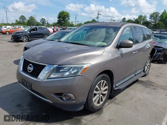 2014 Nissan Pathfinder SL with VIN 5N1AR2MN4EC656991, listed as a IAAI auction lot 42478585 with 153,511 mi miles and . Bid and sale history available at DreamBid. Image 17.