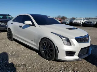 2016 Cadillac ATS-V with VIN 1G6AN5SY1G0151965, listed as a Copart auction lot 43173675 with 66,874 mi miles and Salvage Title. Bid and sale history available at carsss.com. Image 4.
