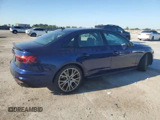 2022 Audi S4 Premium Plus z VIN WAUB4AF48NA017446, wystawiony jako Copart lot #48250505 z przebiegiem 47 634 mil mil oraz Nie do naprawy • Non repairable. Historia ofert i sprzedaży dostępna na DreamBid. Obrazek 3.