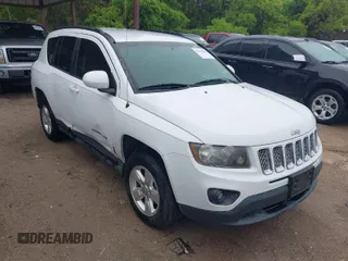 2014 Jeep Compass High Altitude with VIN 1C4NJCEAXED715454, listed as a IAAI auction lot 41960428 with 117,023 mi miles. Bid and sale history available at carsss.com. Image 1.