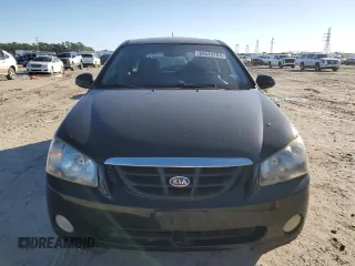 2005 Kia Spectra with VIN KNAFE161355073968, listed as a Copart auction lot 84543784 with 166,858 mi miles and Salvage Title. Bid and sale history available at carsss.com. Image 5.