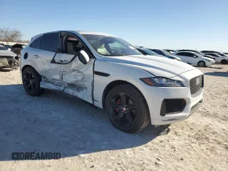2019 Jaguar F-Pace S with VIN SADCM2FV1KA391631, listed as a Copart auction lot 87012144 with 73,021 mi miles and Salvage Title. Bid and sale history available at DreamBid. Image 4.
