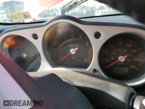 2005 Nissan 350Z Touring with VIN JN1AZ34D85M605296, listed as a Copart auction lot 85193104 with Not Provided miles and Salvage Title. Bid and sale history available at carsss.com. Image 9.