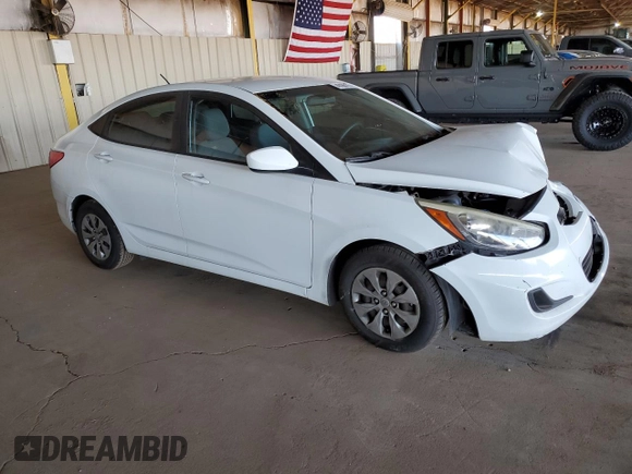 2016 Hyundai Accent SE with VIN KMHCT4AE6GU092350, listed as a Copart auction lot 49186175 with 110,607 mi miles and Salvage Title. Bid and sale history available at DreamBid. Image 4.