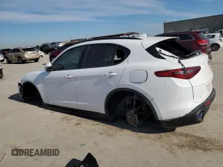 2019 Alfa Romeo Stelvio z VIN ZASPAJAN1K7C36301, wystawiony jako Copart lot #88811295 z przebiegiem Nie podano mil oraz Szkoda całkowita • Salvage title. Historia ofert i sprzedaży dostępna na DreamBid. Obrazek 2.