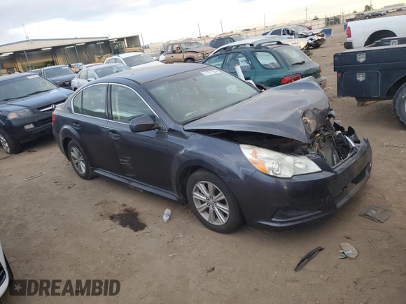2011 Subaru Legacy Premium with VIN 4S3BMBF66B3216652, listed as a Copart auction lot 77377794 with Not provided miles and Salvage title. Bid and sale history available at DreamBid. Image 4.