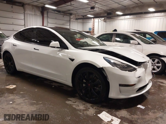 2018 Tesla Model 3 Long Range Battery with VIN 5YJ3E1EA8JF154738, listed as a IAAI auction lot 41013807 with 115,488 mi miles and . Bid and sale history available at DreamBid. Image 1.