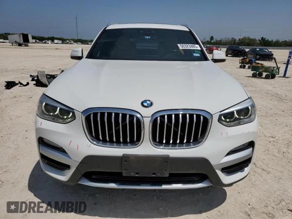 2019 BMW X3 sDrive30i with VIN 5UXTR7C57KLE97733, listed as a Copart auction lot 50323485 with 103,917 mi miles and Salvage Title. Bid and sale history available at carsss.com. Image 5.