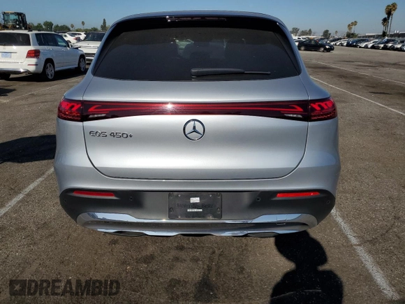2023 Mercedes-Benz EQS with VIN 4JGDM2DB1PA003826, listed as a Copart auction lot 68614594 with 18,531 mi miles and Salvage Title. Bid and sale history available at carsss.com. Image 6.