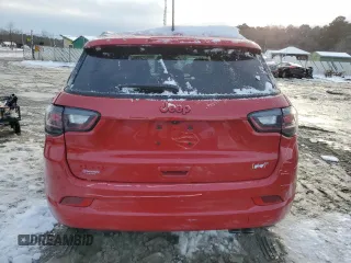 2022 Jeep Compass High Altitude with VIN 3C4NJDCB5NT191741, listed as a Copart auction lot 41439075 with 31,467 mi miles and Salvage Title. Bid and sale history available at DreamBid. Image 6.