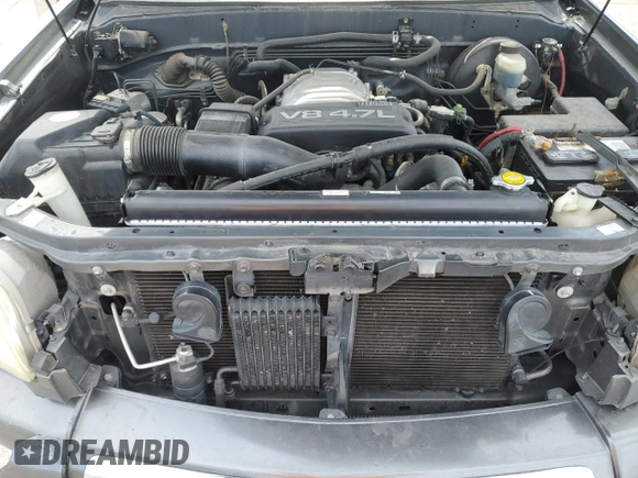 2004 Toyota Tundra SR5 with VIN 5TBRT34154S439757, listed as a Copart auction lot 50053365 with 186,029 mi miles and Salvage Title. Bid and sale history available at carsss.com. Image 12.
