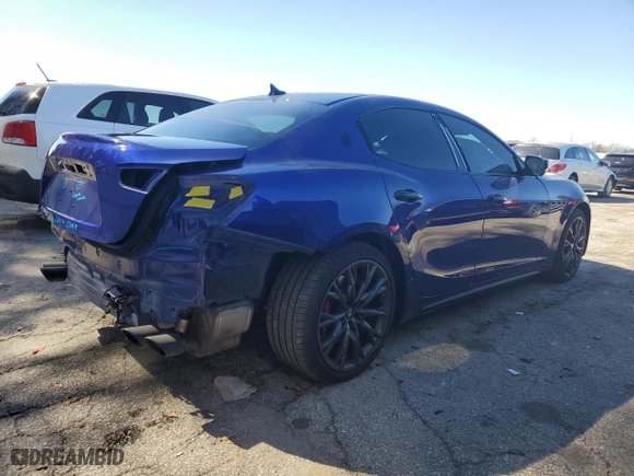 2019 Maserati Ghibli S Q4 GranSport with VIN ZAM57YTS8K1325825, listed as a Copart auction lot 46634975 with 30,854 mi miles and Salvage Title. Bid and sale history available at carsss.com. Image 3.
