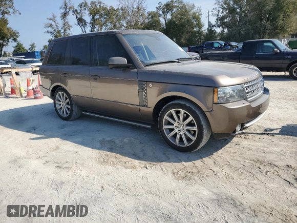 2010 Land Rover Range Rover HSE Lux with VIN SALMF1D45AA315304, listed as a Copart auction lot 43521425 with 70,913 mi miles and Salvage title. Bid and sale history available at DreamBid. Image 4.