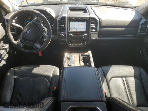 2019 Ford Expedition Platinum with VIN 1FMJU1MT8KEA88753, listed as a Copart auction lot 49812625 with 20,718 mi miles and Salvage Title. Bid and sale history available at carsss.com. Image 8.