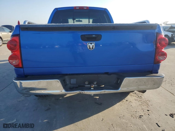 2007 Dodge Ram 1500 ST with VIN 1D7HA18K87J587635, listed as a Copart auction lot 44356785 with 166,095 mi miles and Clean Title. Bid and sale history available at carsss.com. Image 6.