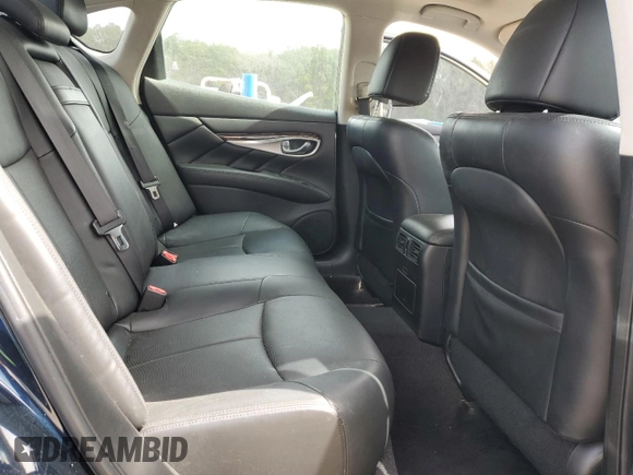2019 Infiniti Q70 Luxe with VIN JN1BY1AR3KM585742, listed as a Copart auction lot 49002355 with 102,693 mi miles and Salvage Title. Bid and sale history available at DreamBid. Image 10.