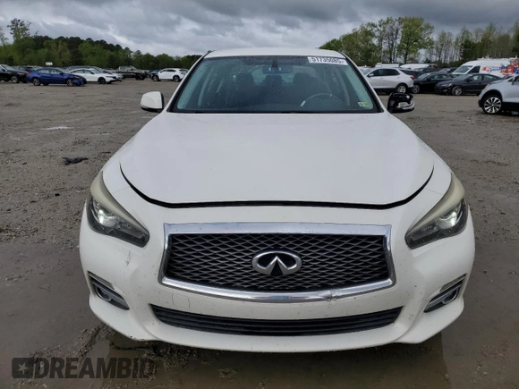 2015 Infiniti Q50 Premium with VIN JN1BV7AP0FM330725, listed as a Copart auction lot 51735085 with 189,480 mi miles and Clean Title. Bid and sale history available at carsss.com. Image 5.