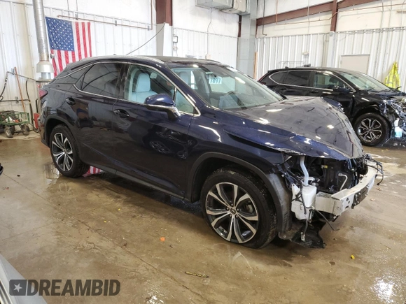 2022 Lexus RX with VIN 2T2HZMDA9NC315858, listed as a Copart auction lot 50645455 with 36,665 mi miles and Salvage Title. Bid and sale history available at carsss.com. Image 4.
