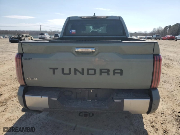 2024 Toyota Tundra 4WD Limited Hybrid with VIN 5TFJC5DB4RX064924, listed as a Copart auction lot 46901955 with 38,848 mi miles and Salvage Title. Bid and sale history available at carsss.com. Image 6.
