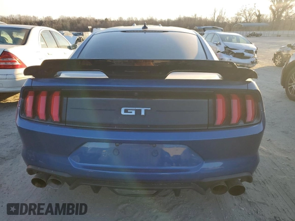 2023 Ford Mustang GT with VIN 1FA6P8CF5P5300589, listed as a Copart auction lot 45936615 with 36,954 mi miles and Salvage title. Bid and sale history available at DreamBid. Image 6.