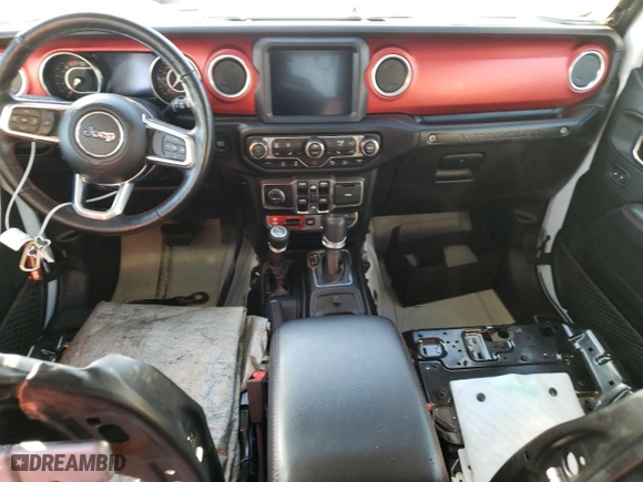 2019 Jeep Wrangler Unlimited Rubicon with VIN 1C4HJXFN5KW547244, listed as a Copart auction lot 88947665 with 77,853 mi miles and Salvage Title. Bid and sale history available at carsss.com. Image 8.
