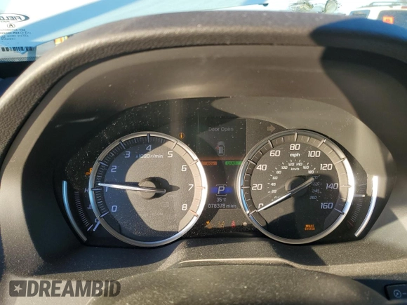 2018 Acura MDX w/Advance/Entertainment Pkg with VIN 5J8YD4H93JL024229, listed as a Copart auction lot 83757524 with 78,378 mi miles and Salvage Title. Bid and sale history available at carsss.com. Image 9.
