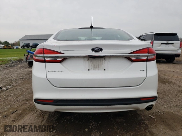 2017 Ford Fusion SE with VIN 3FA6P0H70HR170710, listed as a Copart auction lot 53024295 with 156,147 mi miles and Salvage Title. Bid and sale history available at DreamBid. Image 6.