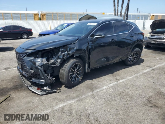 2022 Lexus NX 350 with VIN JTJAGCEZ4N5000938, listed as a Copart auction lot 57673895 with 36,396 mi miles and Salvage title. Bid and sale history available at DreamBid. Image 1.