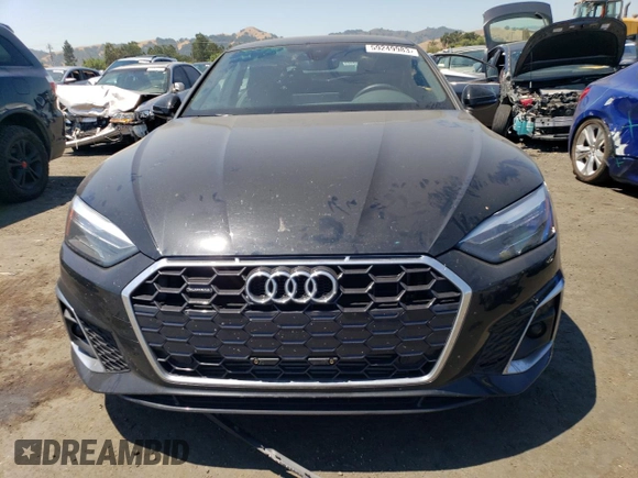2022 Audi A5 Sportback S line Premium with VIN WAUDACF52NA031672, listed as a Copart auction lot 59249983 with 7,875 mi miles. Bid and sale history available at carsss.com. Image 5.