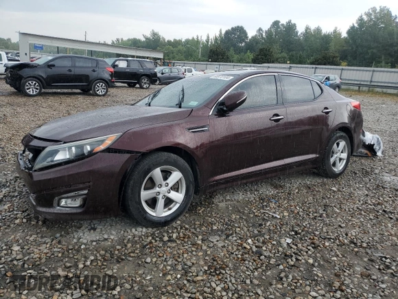 2014 Kia Optima LX with VIN 5XXGM4A76EG266117, listed as a Copart auction lot 66970104 with 81,446 mi miles and Salvage Title. Bid and sale history available at carsss.com. Image 1.
