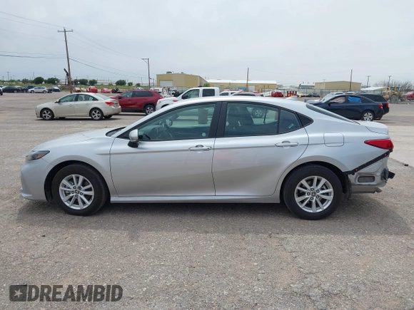 2025 Toyota Camry LE with VIN 4T1DAACK8SU512341, listed as a IAAI auction lot 42210426 with 14,276 mi miles and . Bid and sale history available at DreamBid. Image 14.