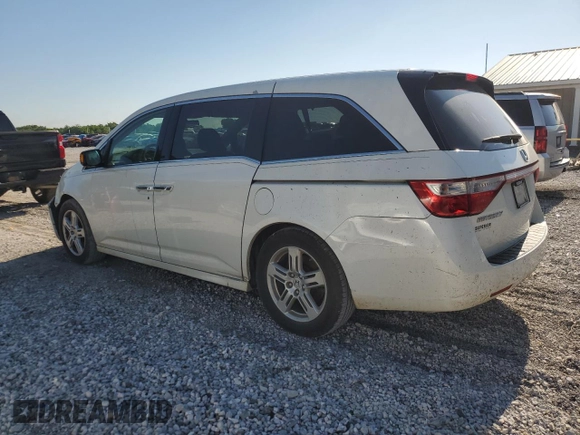 2013 Honda Odyssey Touring with VIN 5FNRL5H90DB003003, listed as a Copart auction lot 58519345 with 259,383 mi miles and Salvage title. Bid and sale history available at DreamBid. Image 2.