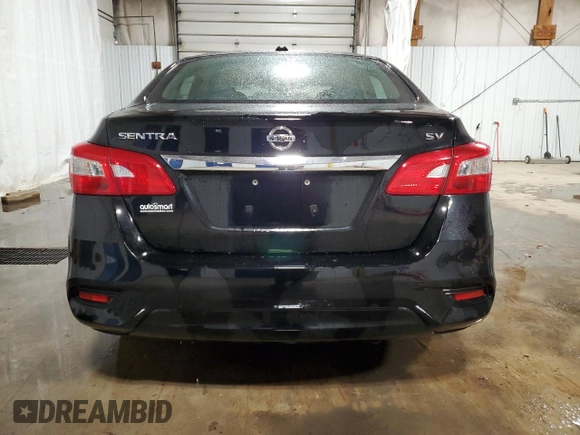 2019 Nissan Sentra SV with VIN 3N1AB7APXKY243085, listed as a Copart auction lot 46116655 with 75,586 mi miles and Salvage Title. Bid and sale history available at DreamBid. Image 6.