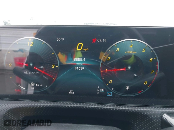 2021 Mercedes-Benz A 220 with VIN W1K3G4EB8MJ272358, listed as a IAAI auction lot 41765266 with 81,639 mi miles and . Bid and sale history available at DreamBid. Image 7.