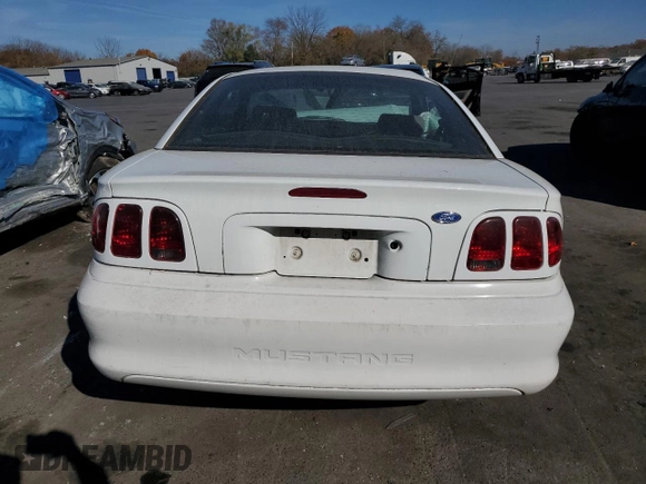 1997 Ford Mustang with VIN 1FALP4041VF194986, listed as a Copart auction lot 78841404 with 118,936 mi miles and Salvage Title. Bid and sale history available at carsss.com. Image 6.