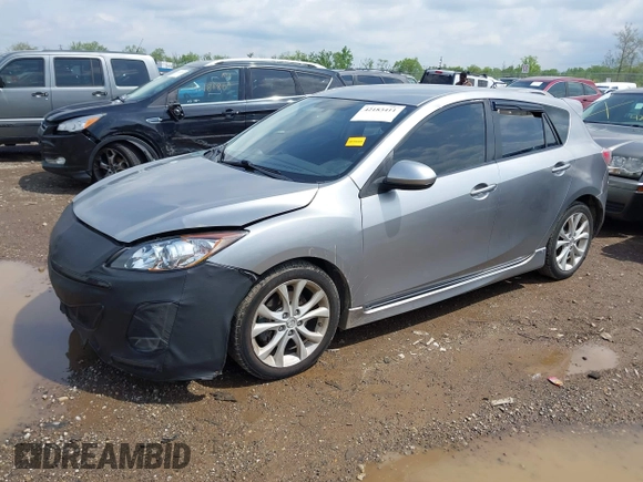 2011 Mazda 3 s Sport with VIN JM1BL1K5XB1423289, listed as a IAAI auction lot 42183411 with 159,227 mi miles. Bid and sale history available at carsss.com. Image 2.