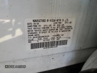 2024 Nissan ARIYA Engage with VIN JN1AF0BA4RM434228, listed as a Copart auction lot 58381025 with 6,930 mi miles and Salvage title. Bid and sale history available at DreamBid. Image 13.