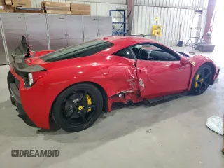 2011 Ferrari 458 Italia z VIN ZFF67NFA2B0180802, wystawiony jako Copart lot #78984894 z przebiegiem 33 420 mil mil oraz Szkody całkowita. Historia ofert i sprzedaży dostępna na DreamBid. Obrazek 3.