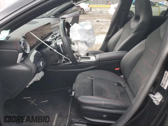 2024 Mercedes-Benz CLA 250 with VIN W1K5J4HB5RN454962, listed as a Copart auction lot 42414615 with 13,443 mi miles and Salvage title. Bid and sale history available at DreamBid. Image 7.