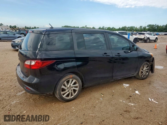 2012 Mazda 5 Sport with VIN JM1CW2BL6C0120288, listed as a Copart auction lot 60252315 with 127,494 mi miles and Salvage title. Bid and sale history available at DreamBid. Image 3.