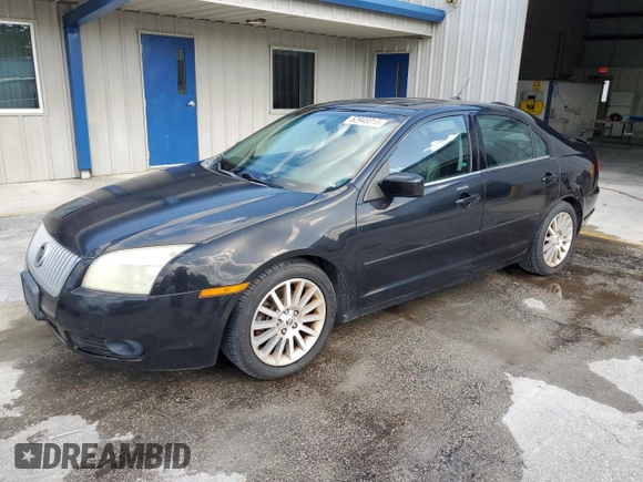 2009 Mercury Milan Premier with VIN 3MEHM021X9R617642, listed as a Copart auction lot 52946915 with 128,038 mi miles and Salvage Title. Bid and sale history available at carsss.com. Image 1.