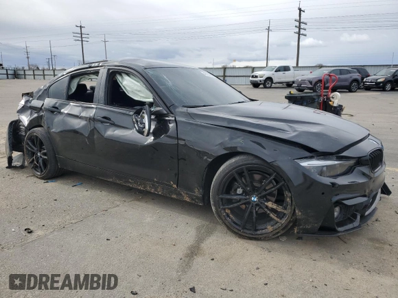 2016 BMW 3 Series 328i with VIN WBA8E9G59GNT45290, listed as a Copart auction lot 48904365 with 90,984 mi miles and Salvage Title. Bid and sale history available at carsss.com. Image 4.
