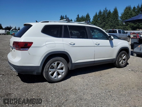 2018 Volkswagen Atlas SE with VIN 1V2CR2CAXJC543664, listed as a Copart auction lot 63707945 with 126,490 mi miles and Salvage title. Bid and sale history available at DreamBid. Image 3.
