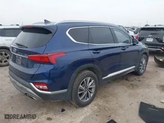 2020 Hyundai Santa Fe SEL with VIN 5NMS33AD8LH260329, listed as a IAAI auction lot 41748942 with 99,375 mi miles. Bid and sale history available at carsss.com. Image 4.