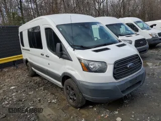 2017 Ford Transit with VIN 1FTYE2CM9HKA53925, listed as a Copart auction lot 46038295 with 61,475 mi miles and Clean Title. Bid and sale history available at DreamBid. Image 4.