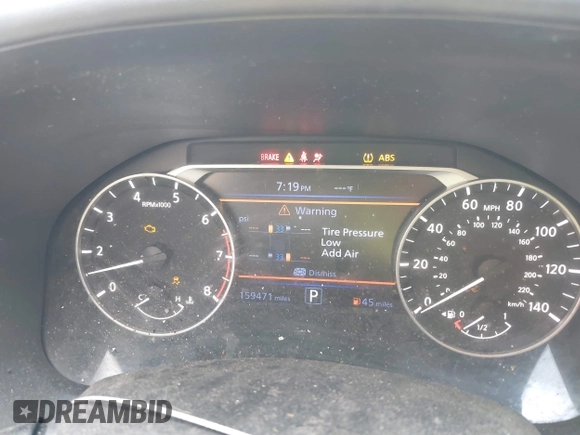 2019 Nissan Altima 2.5 SR with VIN 1N4BL4CV9KC259978, listed as a IAAI auction lot 42019056 with 159,471 mi miles. Bid and sale history available at carsss.com. Image 7.
