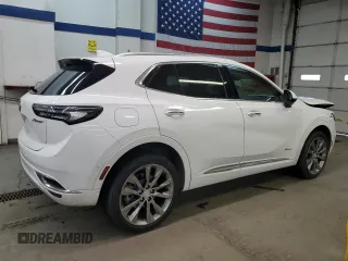 2021 Buick Envision Avenir with VIN LRBFZSR49MD053875, listed as a Copart auction lot 85765554 with Not Provided miles and Salvage Title. Bid and sale history available at carsss.com. Image 3.