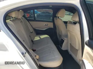 2019 BMW 3 Series 330i with VIN 3MW5R1J56K8A04250, listed as a Copart auction lot 53336355 with 105,543 mi miles and Salvage Title. Bid and sale history available at carsss.com. Image 10.